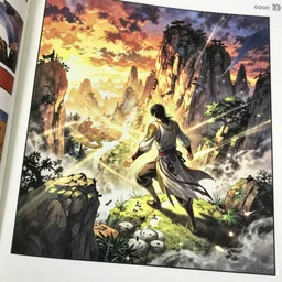 xianxia comic book page, detailed, full color