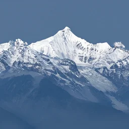 Landscape artwork of the Himalayas