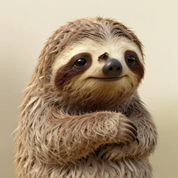 sloth, intricate detail, conceptual art, soft light, dynamic