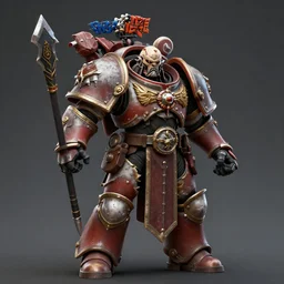 highly detailed concept art portrait of a chaos warrior from warhammer, hdr studio lighting, artstation