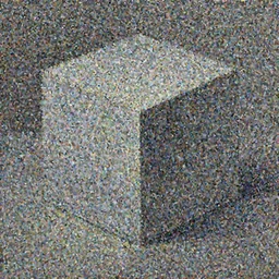 an oil painting of a grey cube, artistic, dramatic lighting, artstation