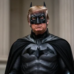 donald trump as the batman, by peter jackson, realistic, still