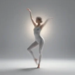 realistic photo of a a blurred person emitting aura in a dancing pose 1 9 6 0, life magazine photo, natural colors, metropolitan museum, kodak, 8 k, very detailed, high resolution, product photo,