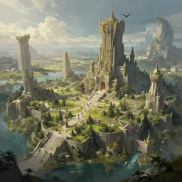 fantasy world, concept art