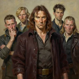 Conan the Barbarian, 4k oil on linen by wlop, artgerm, andrei riabovitchev, nuri iyem, james gurney, james jean, greg rutkowski, highly detailed, soft lighting 8k resolution