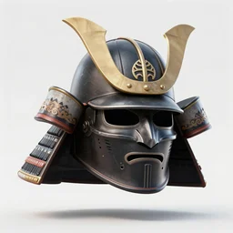 samurai helmet with face mask adam adamowicz illustration character design concept, unreal 5, daz, hyperrealistic, octane render, cosplay, rpg portrait, dynamic lighting, intricate detail, harvest fall vibrancy, cinematic volume glowing aura global illumination ray tracing hdr