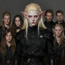 male changeling, black assassins clothes, blond hair, pale skin | | realistic shaded, fine details, realistic shaded lighting painting by greg rutkowski, diego gisbert llorens, magali villeneuve, artgerm, jeremy lipkin, michael garmash, rob rey