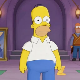 Homer Simpson is Thanos movie. Cinematic, 4K