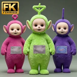 the fifth teletubby which was cancelled for being too terrifying and violent, concept art, realistic horror 4 k.