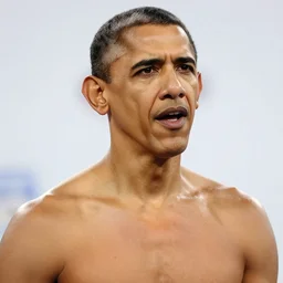 award - winning photograph of barack obama!!!!!!! as a wrestler, singular, one detailed body, promotional picture, very highly detailed, cinematic lighting, spotlights, muscular, photo, sharp, clear