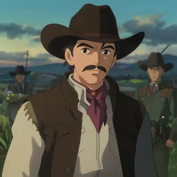 old jamie foxx as a cowboy, single subject, scenic full shot, ambient lighting, detailed face, by makoto shinkai, stanley artgerm lau, wlop, rossdraws