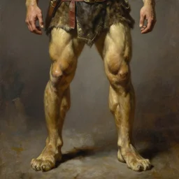 muscular_lion_as_barbarian_hunter_full_body_human_legs_very_textured_detailed_oil_painting_by_rembrandt