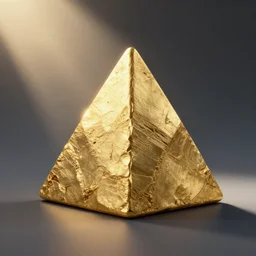 detailed kintsugi blender render golden trapezoid inverted sphere miniature replica extremely hd shaders god rays sun rays