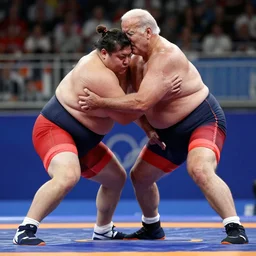 joe biden sumo wrestling