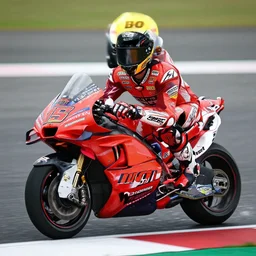 portrait of motogp rider