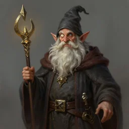 a one eyed dwarvern wizard, a character portrait by mandy jurgens, dungeons and dragons character, cgsociety, medieval fantasy art, artstation hd, detailed painting, official art