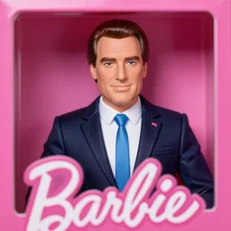 silvio berlusconi in a barbie playset, macro shot, trending on pixart