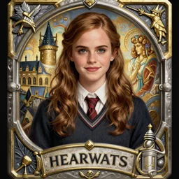 pinup emma watson in hogwarts, deep focus, fantasy, intricate, elegant, highly detailed, digital painting, artstation, concept art, matte, sharp focus, illustration, hearthstone, art by gil elvgren, hugh ward, art frahm, hubbard sundblom, alberto vargas, artgerm and greg rutkowski and alphonse mucha.
