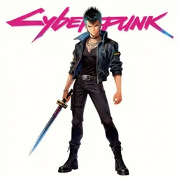 cyberpunk punk rocker. epic high fantasy character art gallery. classic 1 9 8 0 cover art by derek riggs