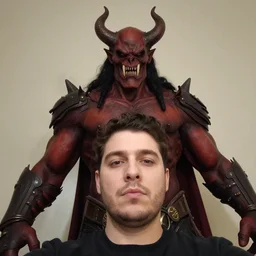 selfie of hell boss