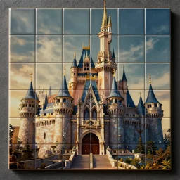 castle tile art, dramatic lighting, cinematic, establishing shot, extremely high detail, photorealistic, cinematic lighting, Maxwell Boas Jessica Rossier Christian Dimitrov Anton Fadeev trending on Artstation CGSociety rendered in Unreal Engine 4k HQ