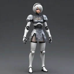 professional engineering CAD exploded view of a realistic android bodyguard modeled after 2B nier automata, solidworks, catia, autodesk inventor, unreal engine, gynoid cad design inspired by Masamune Shirow and Boston Dynamics and Ross Tran and WLOP, product showcase, octane render 4k