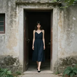 this woman has a secret entrance