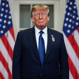 Donald Trump as an FBI officer