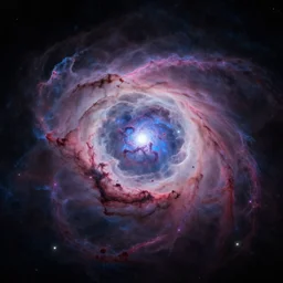 a celestial giant in the middle of a nebula, character design, deep colour, realistic, sci-fi, unreal engine 5, space ,