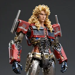 Pale beautiful demigod Apollo as a Transformer, 3d character model, long curly blond hair, concept art, sharp detail, octane render, 5k, nvidia, trending on artstation, artgerm