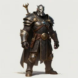 The Doomguy as a fantasy D&D character, portrait art by Donato Giancola and James Gurney, digital art, trending on artstation