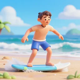 🌊🏖🏄♂, lowbrow, 3 - d highly detailed, in the style of, gerald brom,