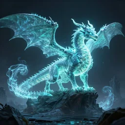 landscape portrait of a gothic biome with a glowwave dragon on it, au naturel, hyper detailed, digital art, trending in artstation, cinematic lighting, studio quality, smooth render, unreal engine 5 rendered, octane rendered, art style by pixar dreamworks warner bros disney riot games and overwatch.