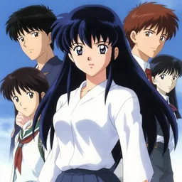 incredibly powerful Anime Girl, created by Hideaki Anno + Katsuhiro Otomo +Rumiko Takahashi, Movie poster style, box office hit, a masterpiece of storytelling, main character center focus, monsters + mech creatures locked in combat, nuclear explosions paint sky, highly detailed 8k