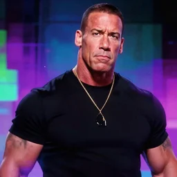 john cena , vaporwave , depth of field n- 9