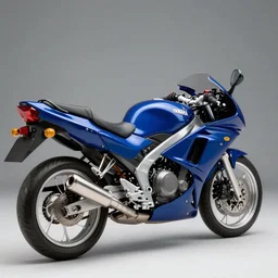 2 0 0 4 yamaha fzs 1 0 0 0, blue, studio lighting, photo, extremely detailed, artistic photography, 8 k, trending, very accurate,