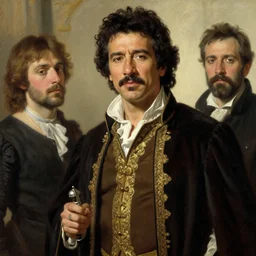 danny trejo as italian noble, natural lighting, high quality, very detailed painting, by gaston bussiere, donato giancola, j. c. leyendecker