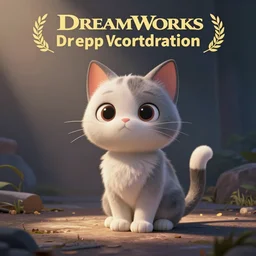 dreamworks animation cute cartoon cat