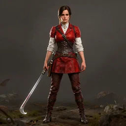 highly detailed full body portrait of emma watson red dead redemption art, unreal engine, fantasy art by greg rutkowski