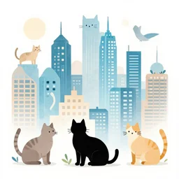 City designed by cats