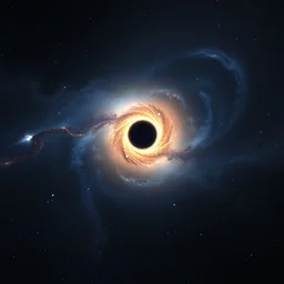 deep space, galactic gasses. telescopy, balck hole