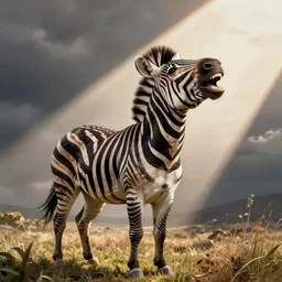 laughing zebra. art by chris claremont