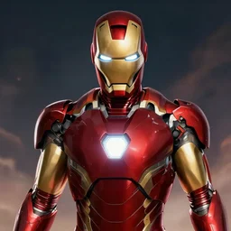 lucifer morningstar wearing iron man suit with mask open from lucifer artwork netflix by feng zhu, alena aenami artworks