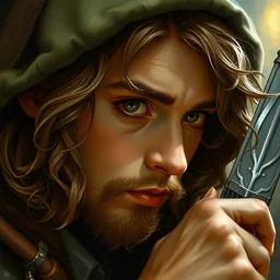 d & d halfling bard in a tavern, closeup portrait art by donato giancola and greg rutkowski, symmetry!!
