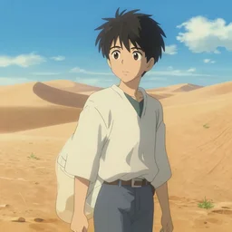 desert, shinkai, makoto