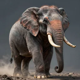realistic detailed portrait of the half elephant man, dynamic lighting, photorealistic fantasy concept art, trending on art station, stunning visuals, creative, cinematic, ultra detailed