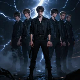 character concept, full body, symmetrical, young man with black clothes. detailed, high quality, scnenematic, dynamic dark lightning, fantasy, scenematic. artwork by artgerm, wlop, alex ross, greg rutknowski, alphonse mucha