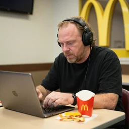 bill hicks working in a mcdonalds