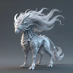 Elemental creature made of wind, Octane Render, trending on ArtStation