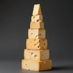 the effeil tower made of cheese